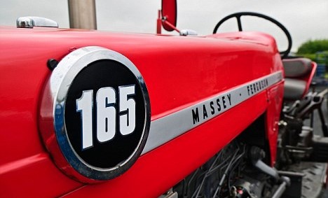 tractor run women woman