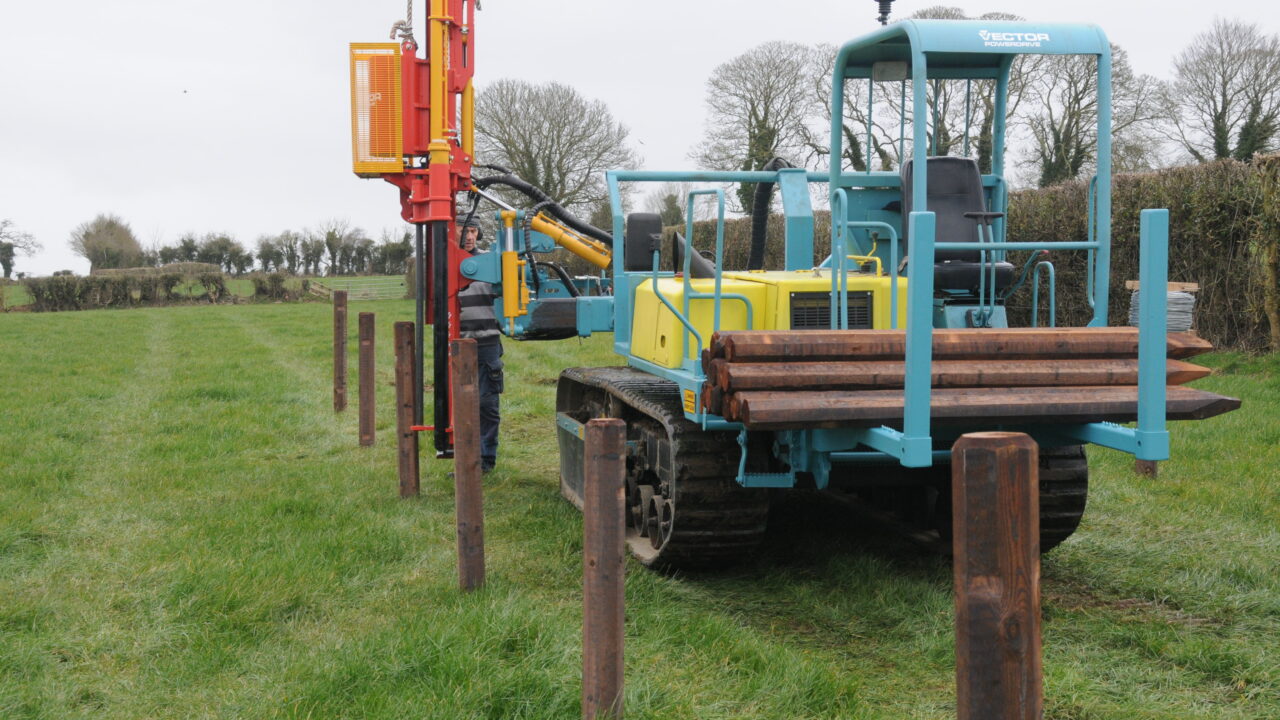 Kilkenny machinery company launches new selfpropelled post driver Agriland.ie