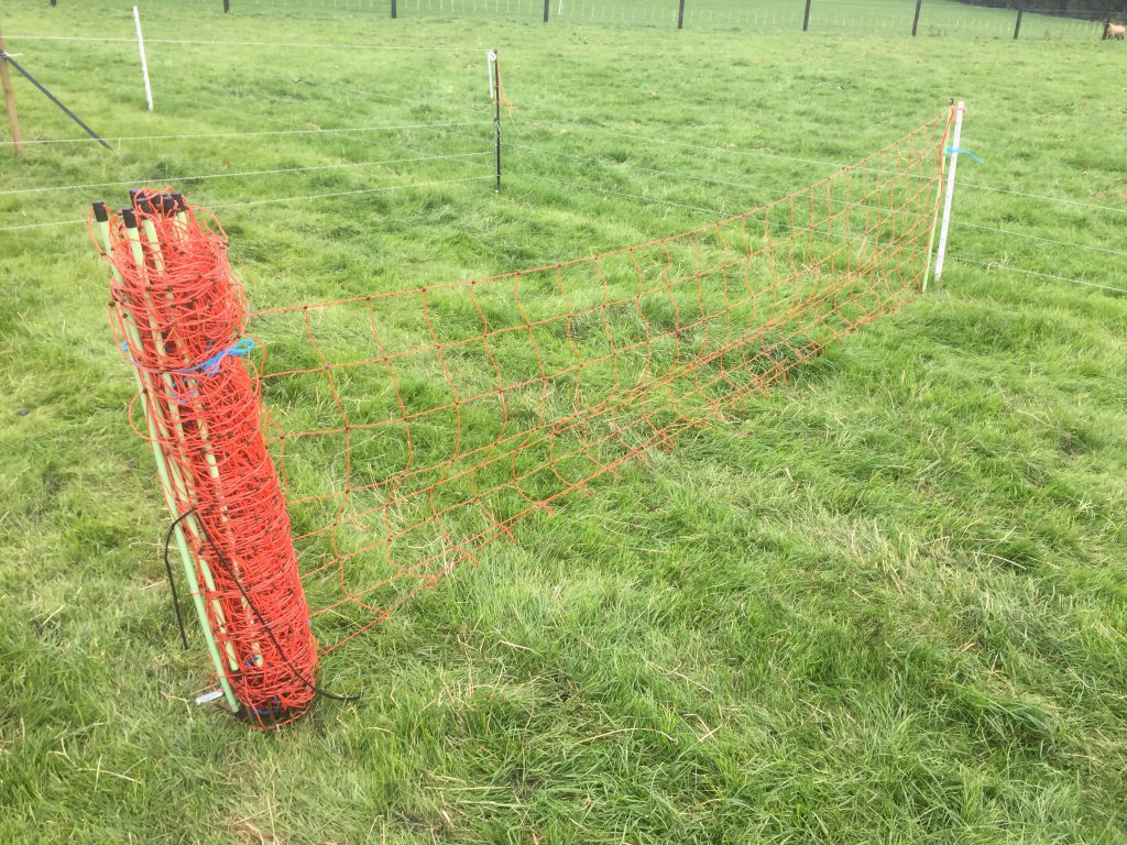 Electric sheep netting costs €1.90/m