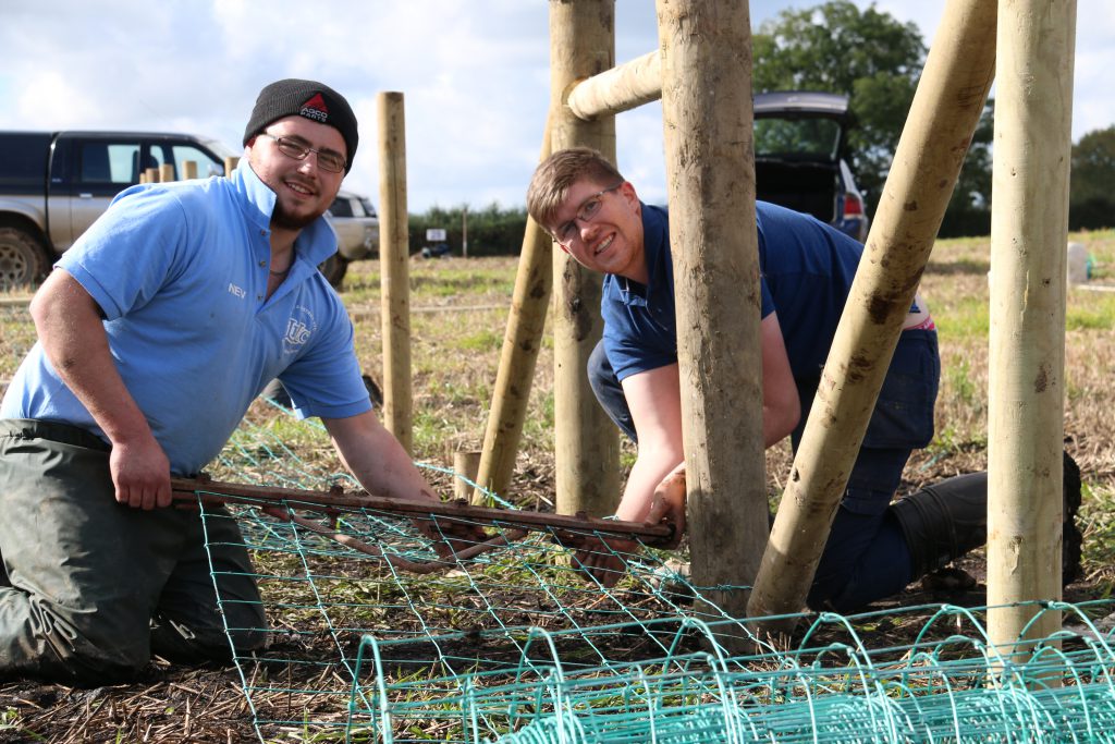 YFCU fencing competition at the Northern Ireland International Ploughing Championships