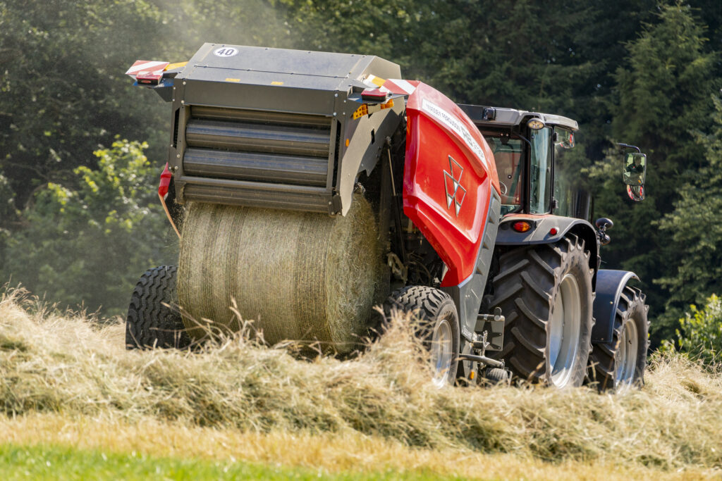  New look Massey Ferguson Round Baler Spotted Agriland ie