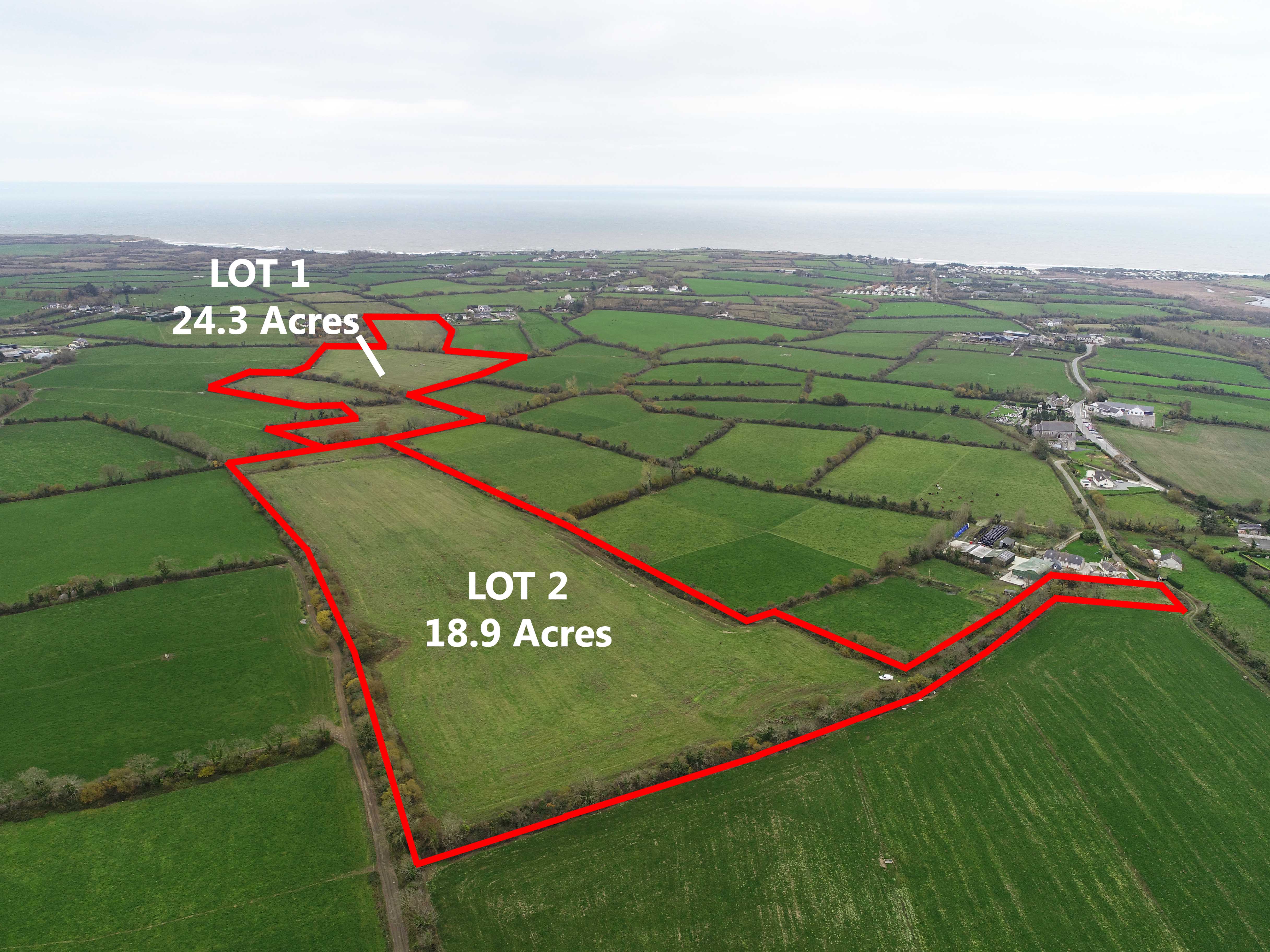 Nonresidential land for sale in 2 lots in Co. Wexford Agriland.ie
