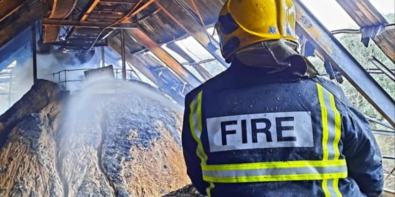 Pics: Cork fire crews deal with 'hotspots' 3 days on from R&H Hall fire - Vimarsana News