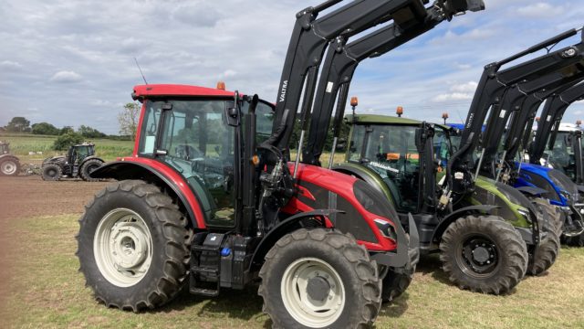 The new A series Valtra tractors at Doncaster launch