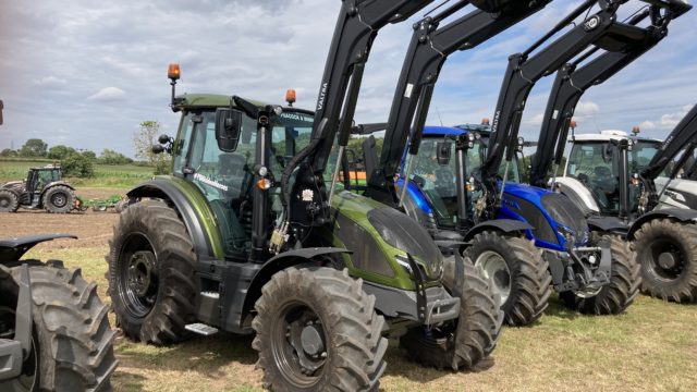 The new G series Valtra tractors at Doncaster launch