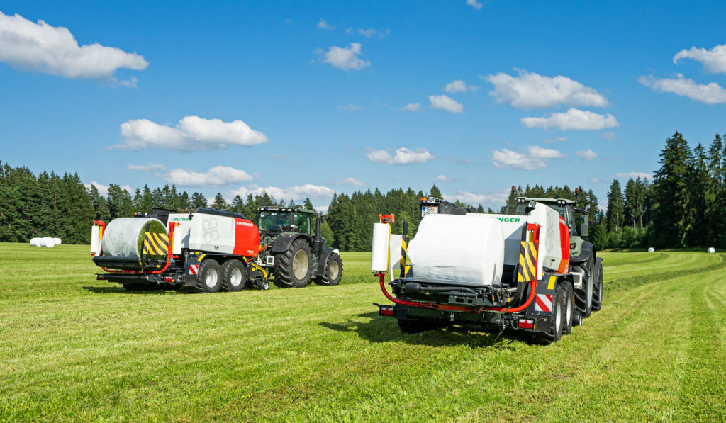 pottinger impress balers wrappers with film