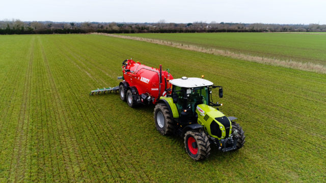 Metered slurry spreading with Grasstec