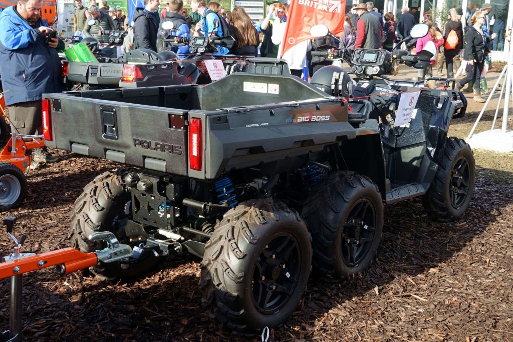 Six wheeled ATV