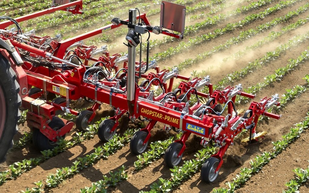 Hoe in rows