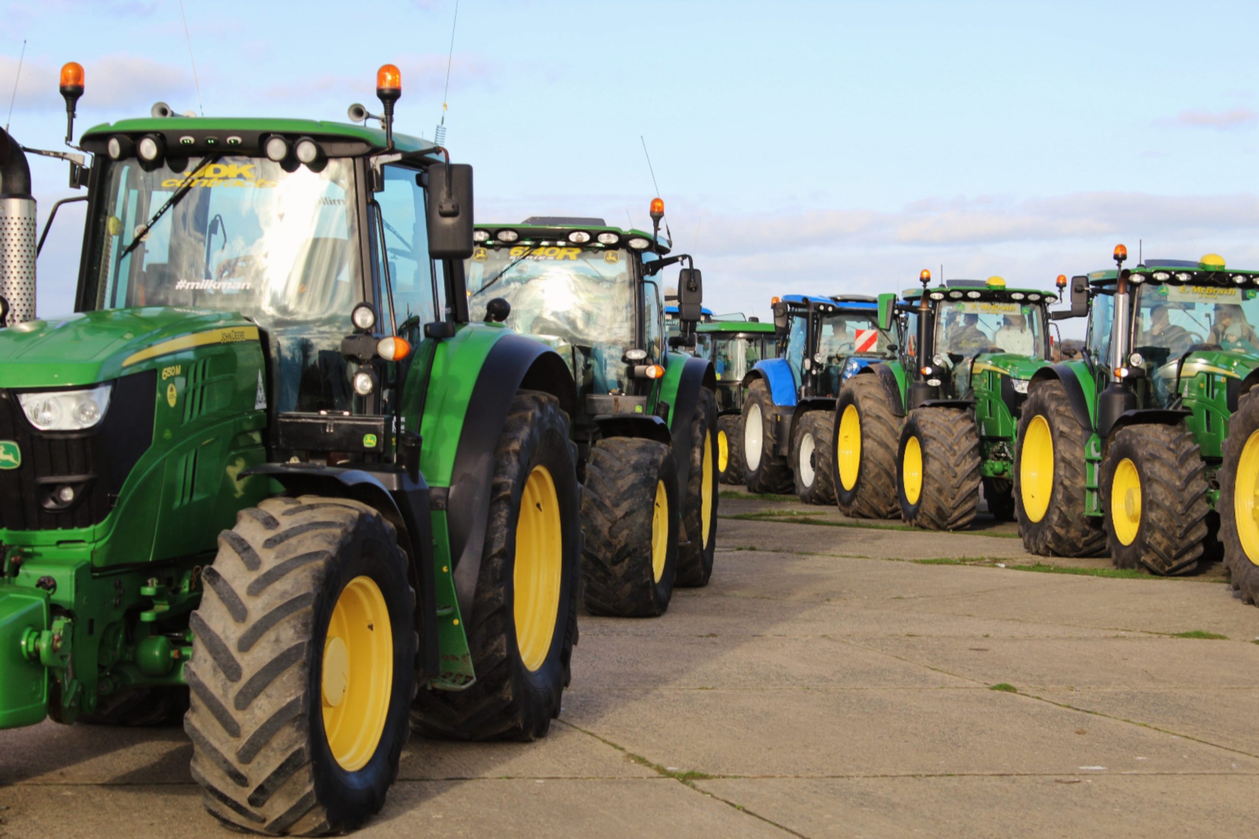 Save St.Malachy's P.S Kilclief tractor run Image: Sarah Kelly