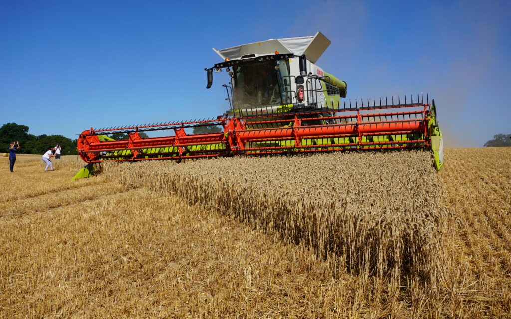 Combine harvester Germany america