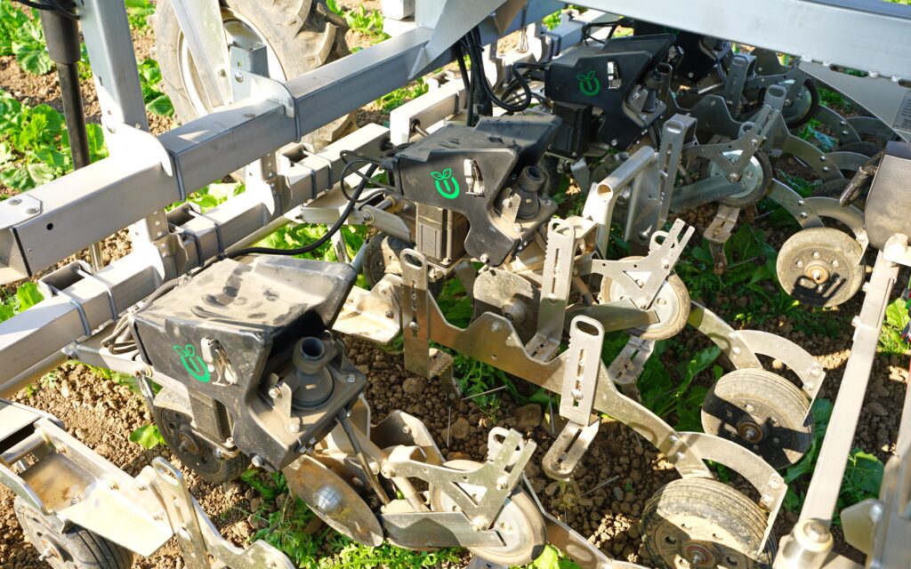 Farmdroid robot sowing mechanism