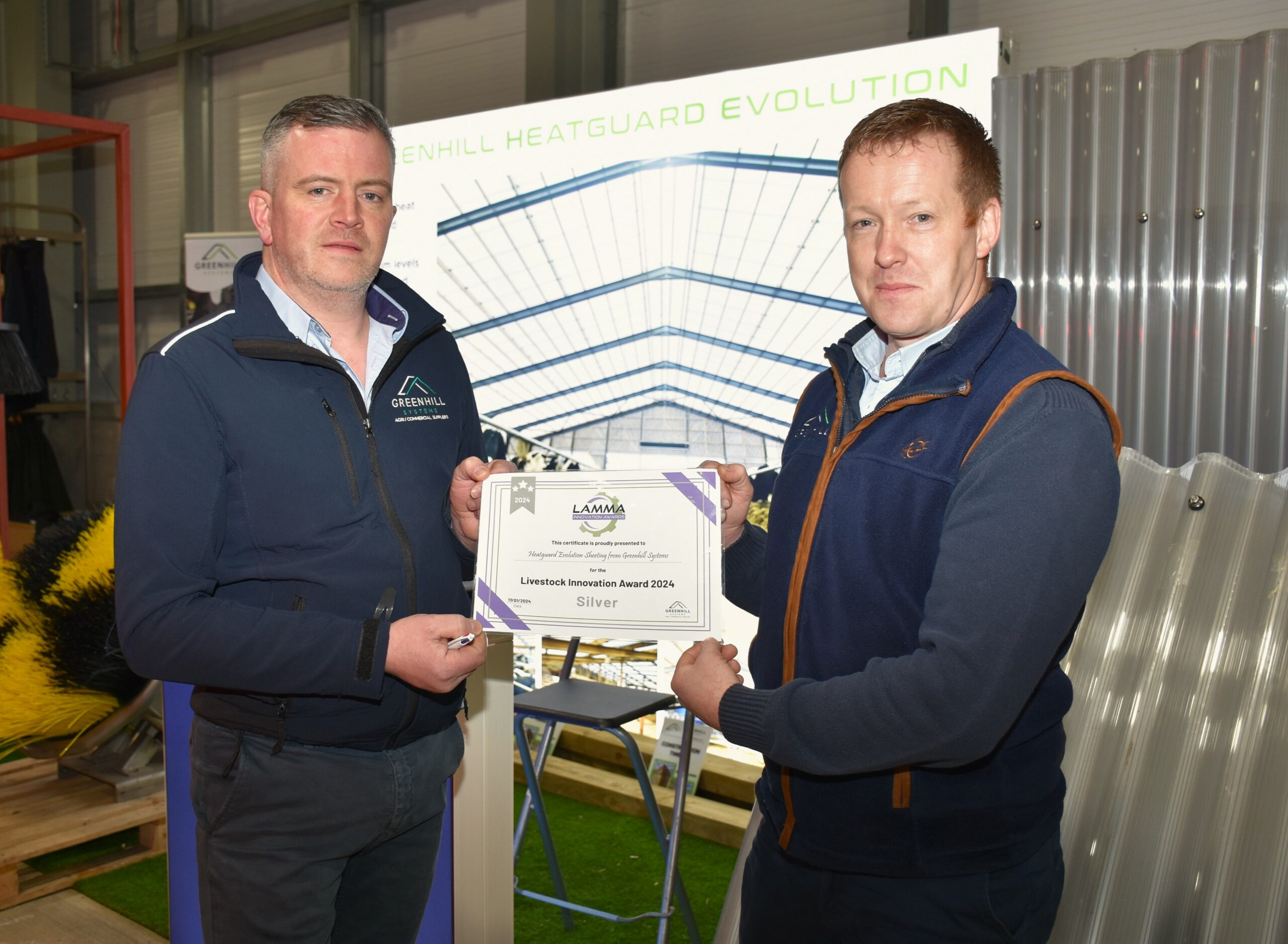 NI company scoops Silver Award at LAMMA for roofing sheets - Agriland.ie