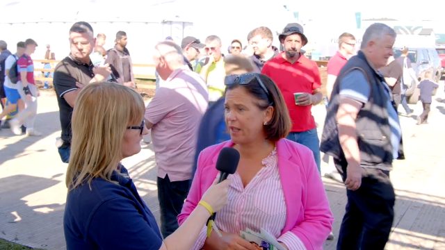 Sinn Féin Leader Mary Lou McDonald speaks to Agriland #Ploughing2024