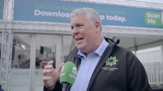 Ciaran Mullooly discusses Mercosur at #Ploughing2025