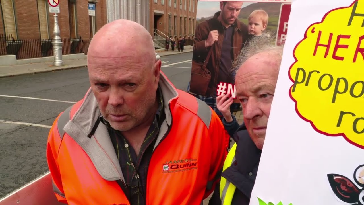 Greenways protest in Dublin