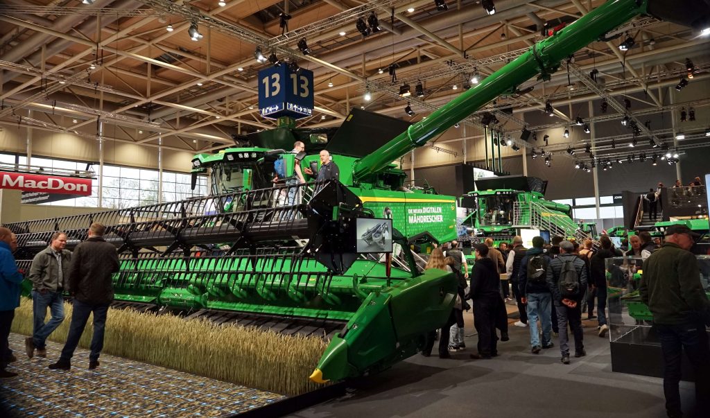John Deere combine harvester
