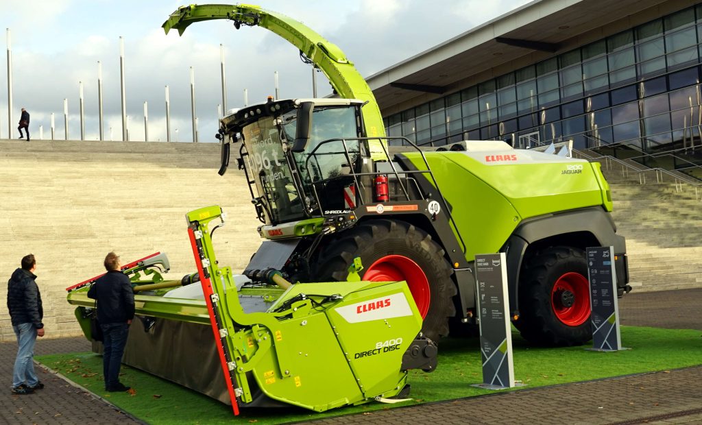 Claas harvester