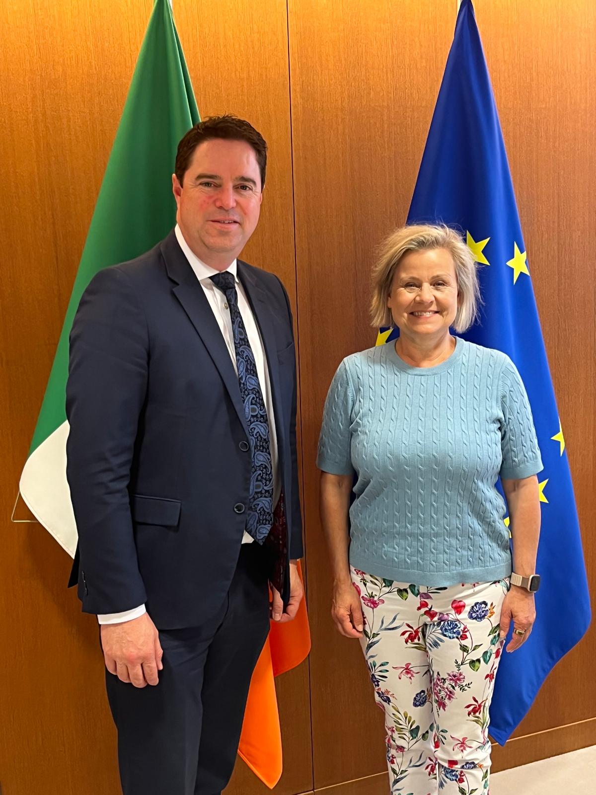 Farmers’ incomes on agenda as Heydon meets with MEPs