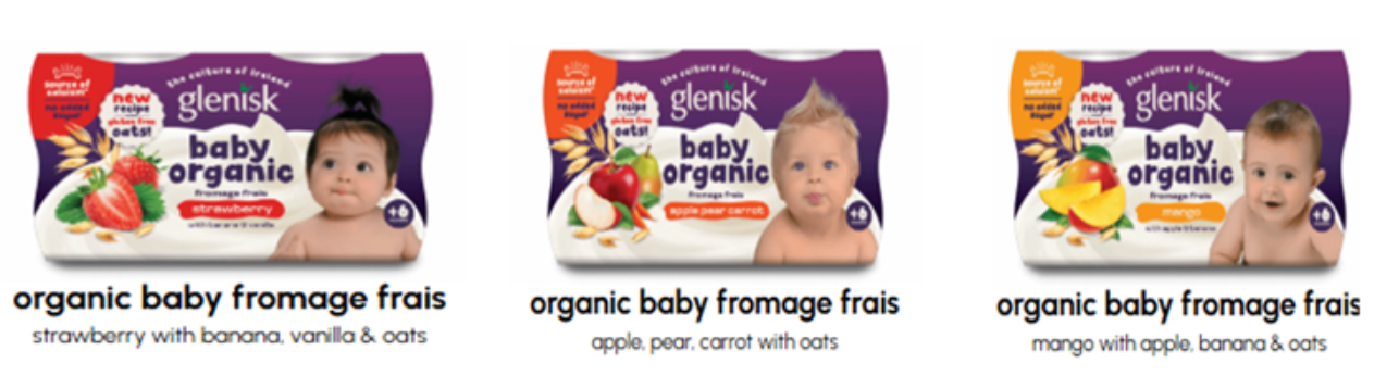 FSAI: Recall issued for organic baby fromage frais products