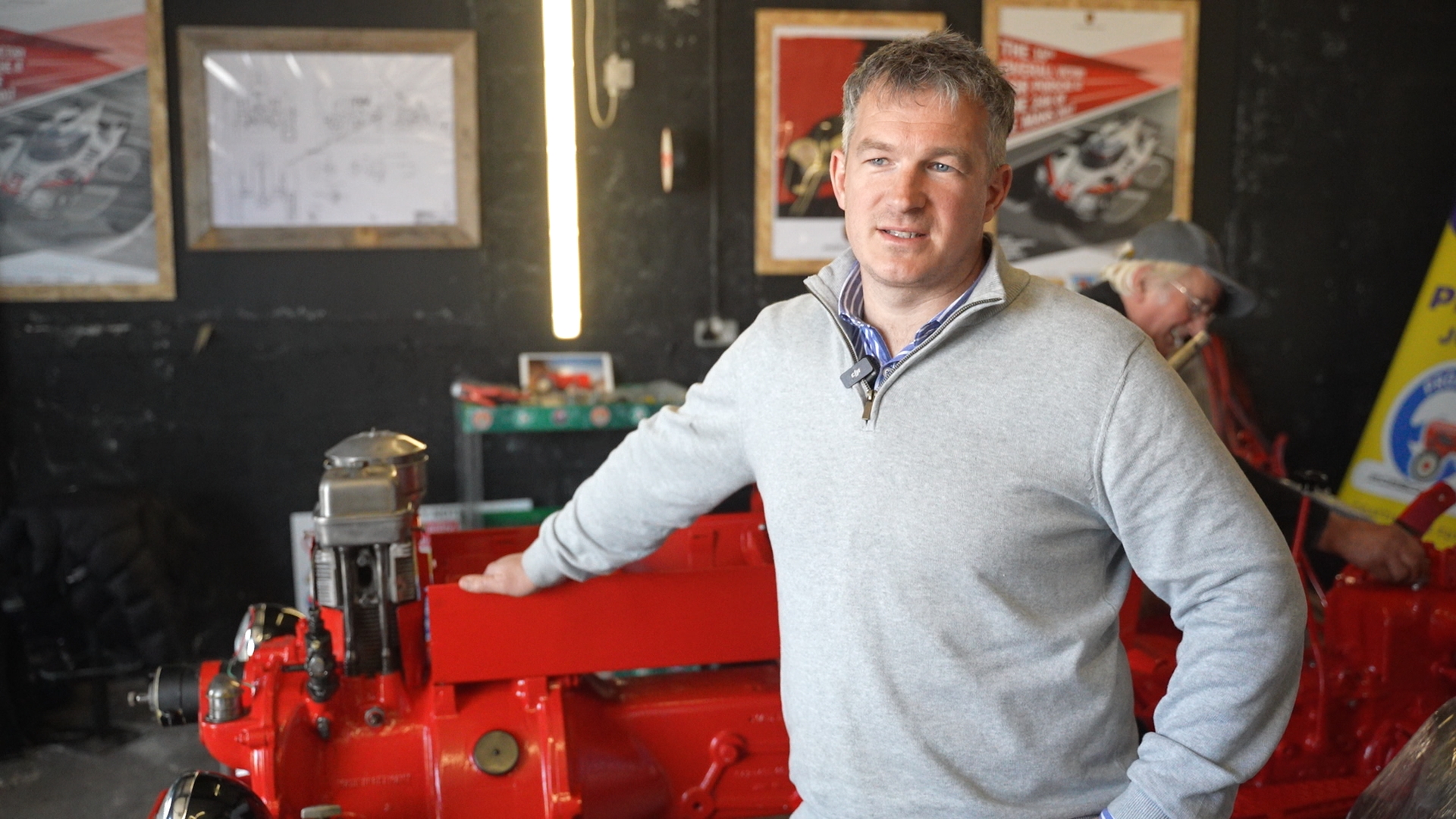 Watch: TY students restore vintage Porsche tractor for charity raffle