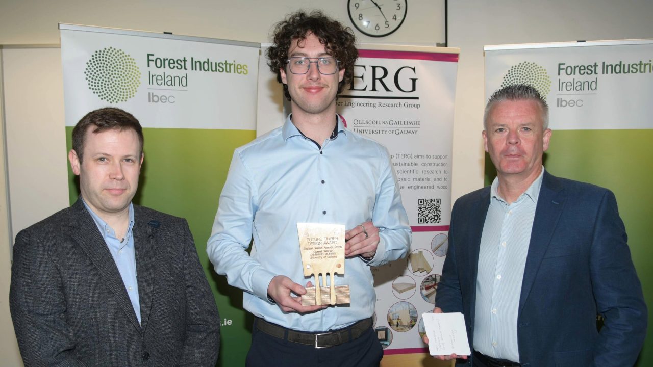 Engineering students honoured at Future Timber Design Awards