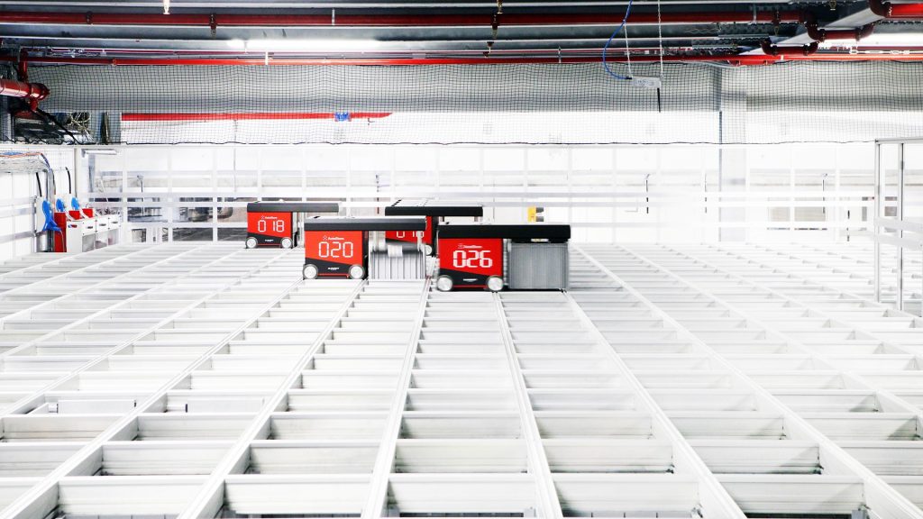 CNH facility in Modena, Italy that helps accelerate parts delivery due to automation