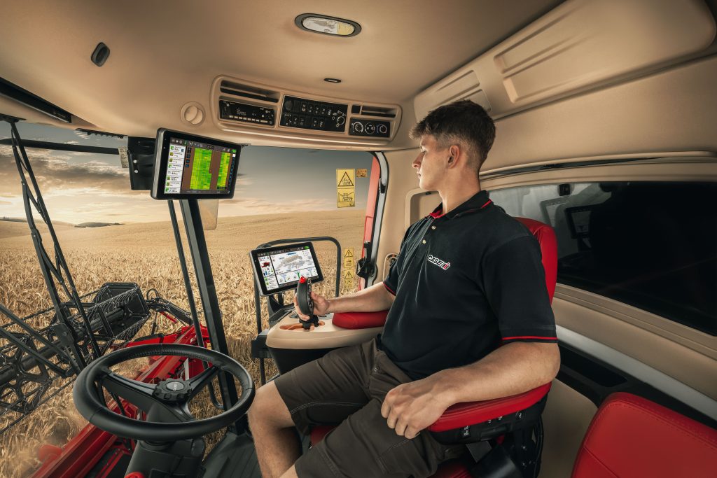 Interior of Case Axial-Flow 160 cab for Model Year 2027