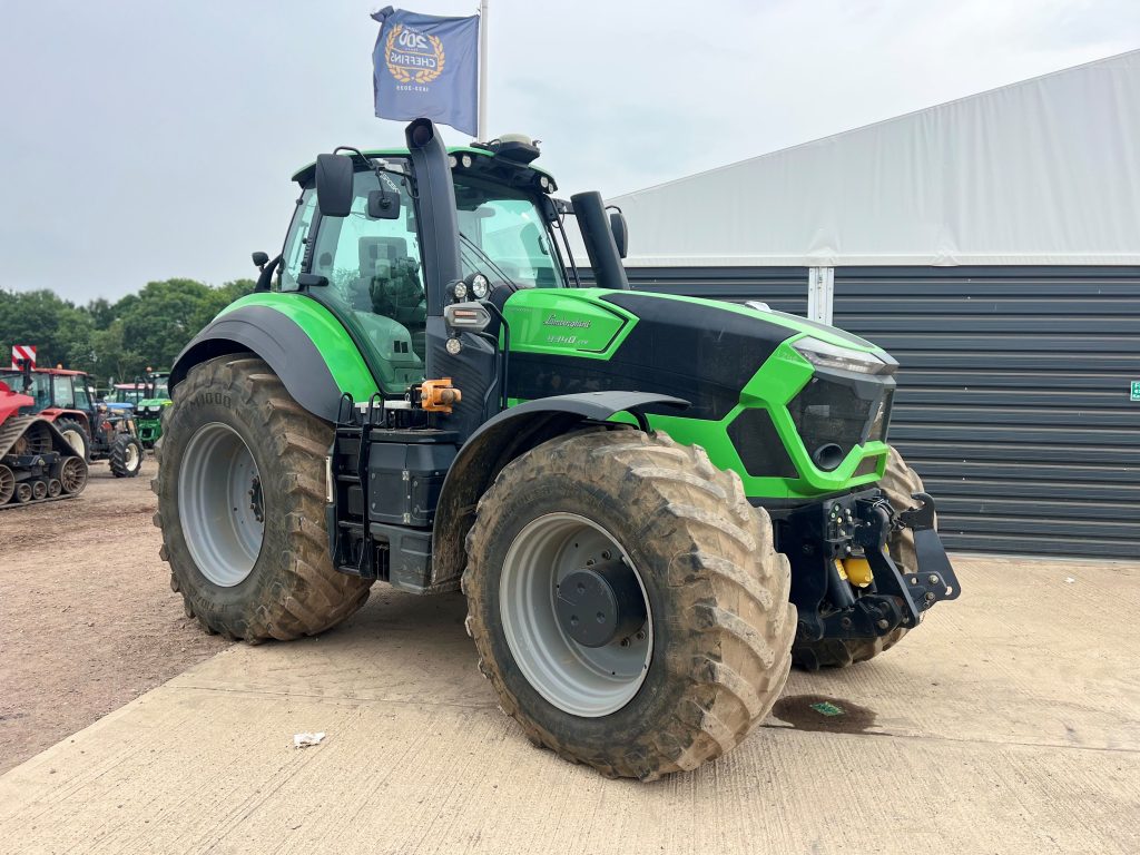 Jeremy Clarkson's Deutz Fahr that features Lamborghini branding