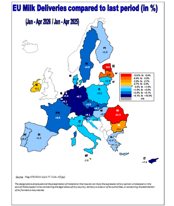 EU milk producers group sounds alarm over falling milk prices