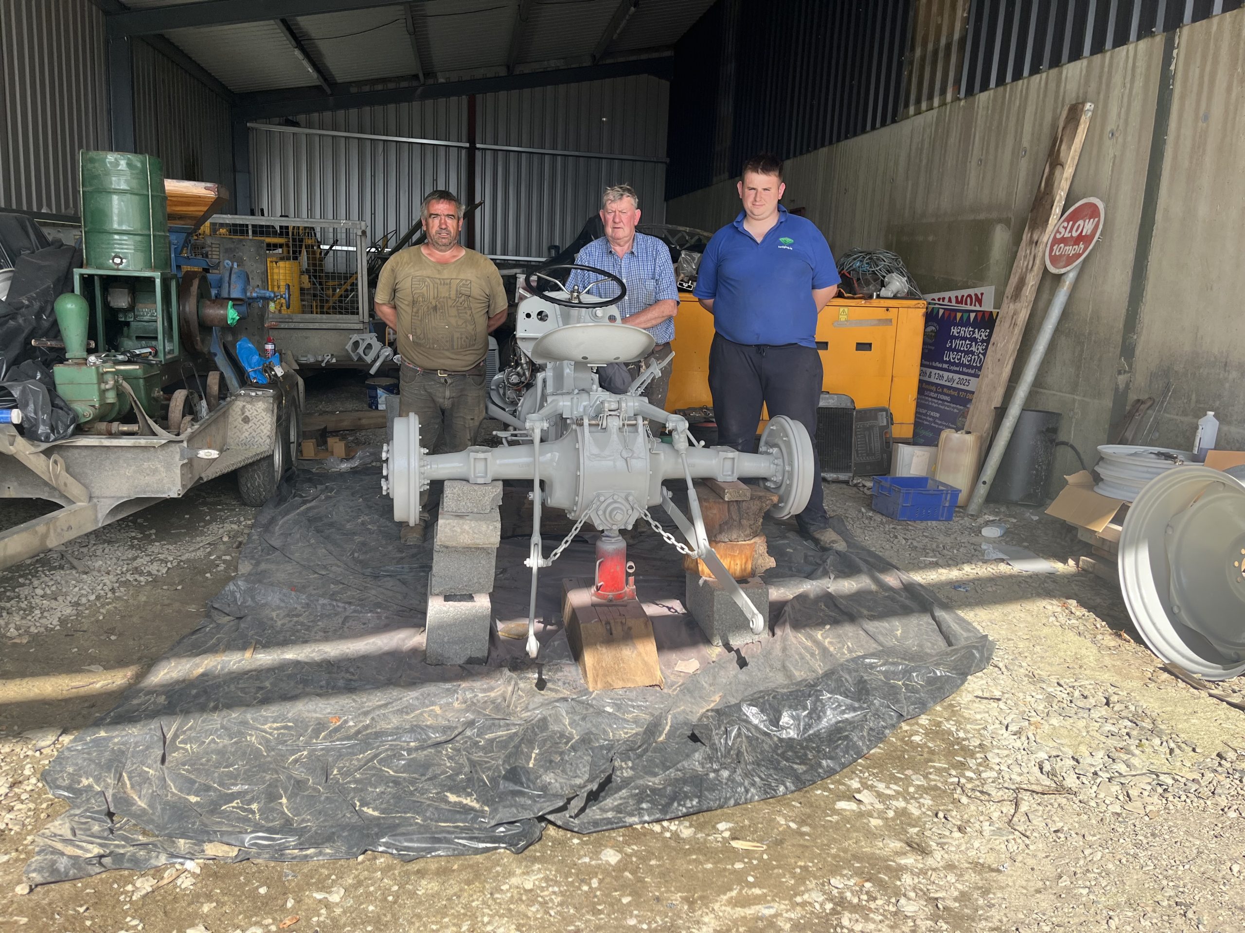 AXA Vintage Series: Wexford restoration for a grey Fergie from Cambridge