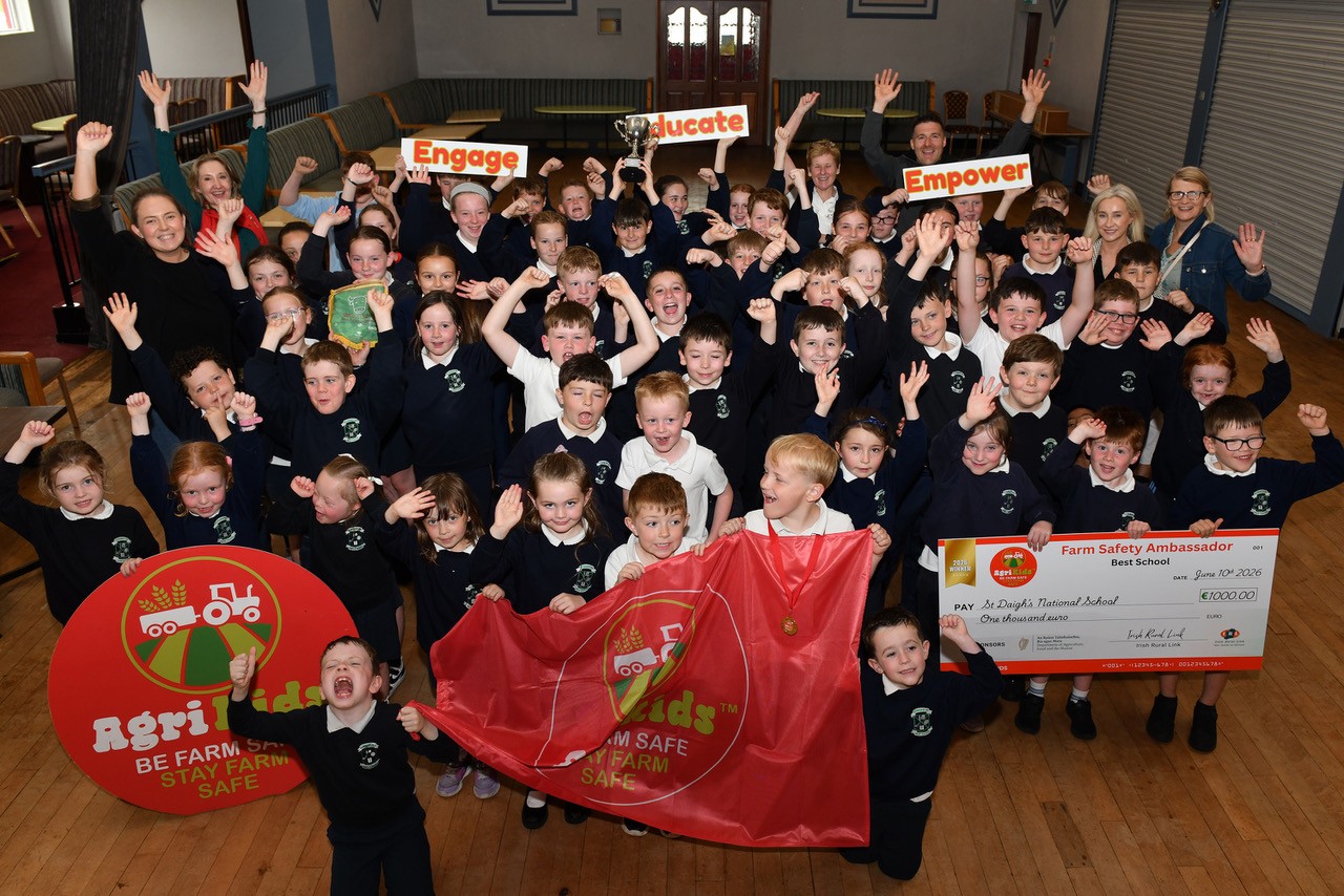 Monaghan school scoops top award for farm safety campaign