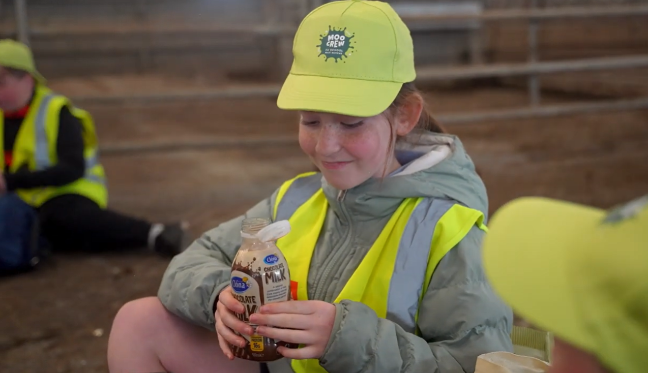 Watch: 'From grass to glass' - taking children on the dairy journey