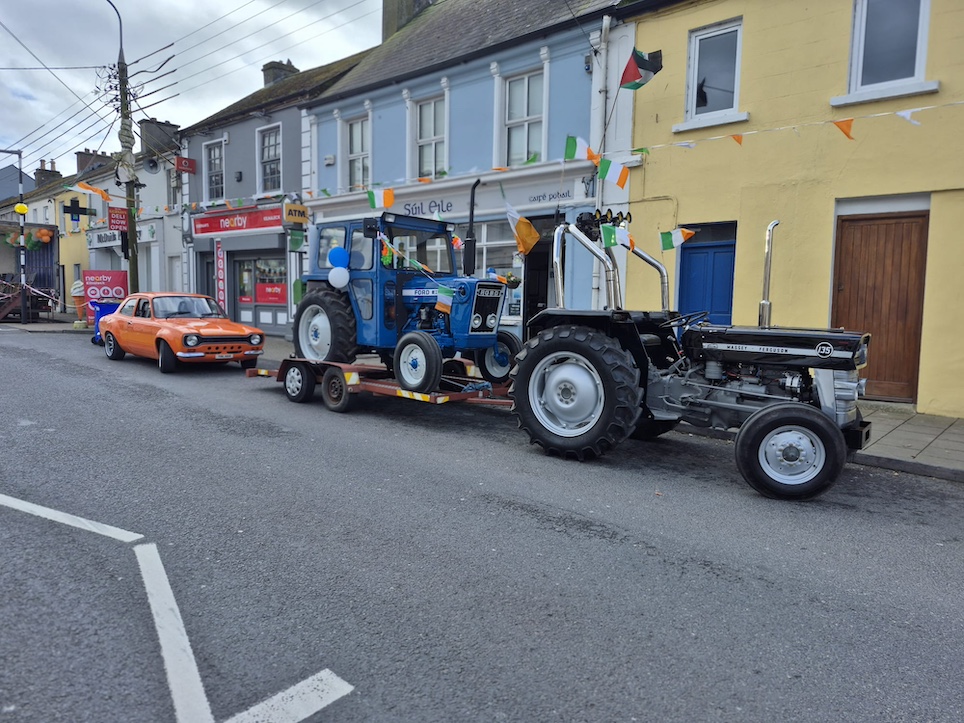 Refurbished Ford 3600 top prize in vintage club raffle