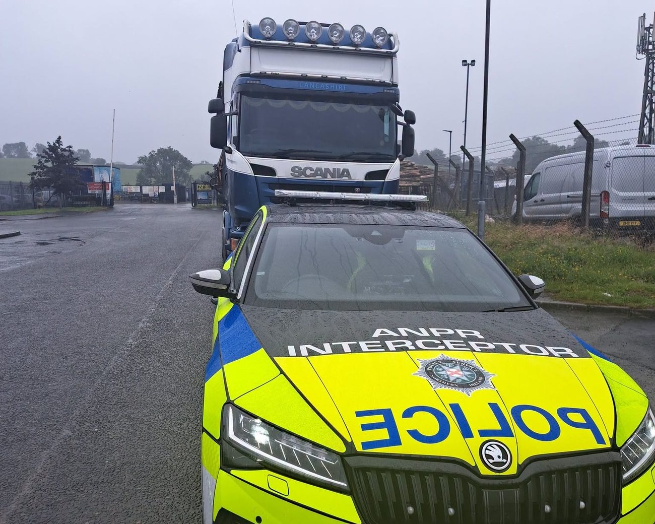 PSNI seize HGV moving ‘dangerous load’ of telehandler