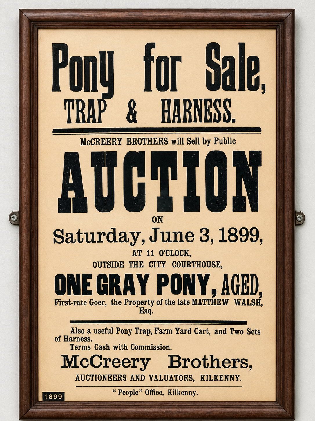 Pony auction of the past to be re-created at Kilkenny Arts Festival