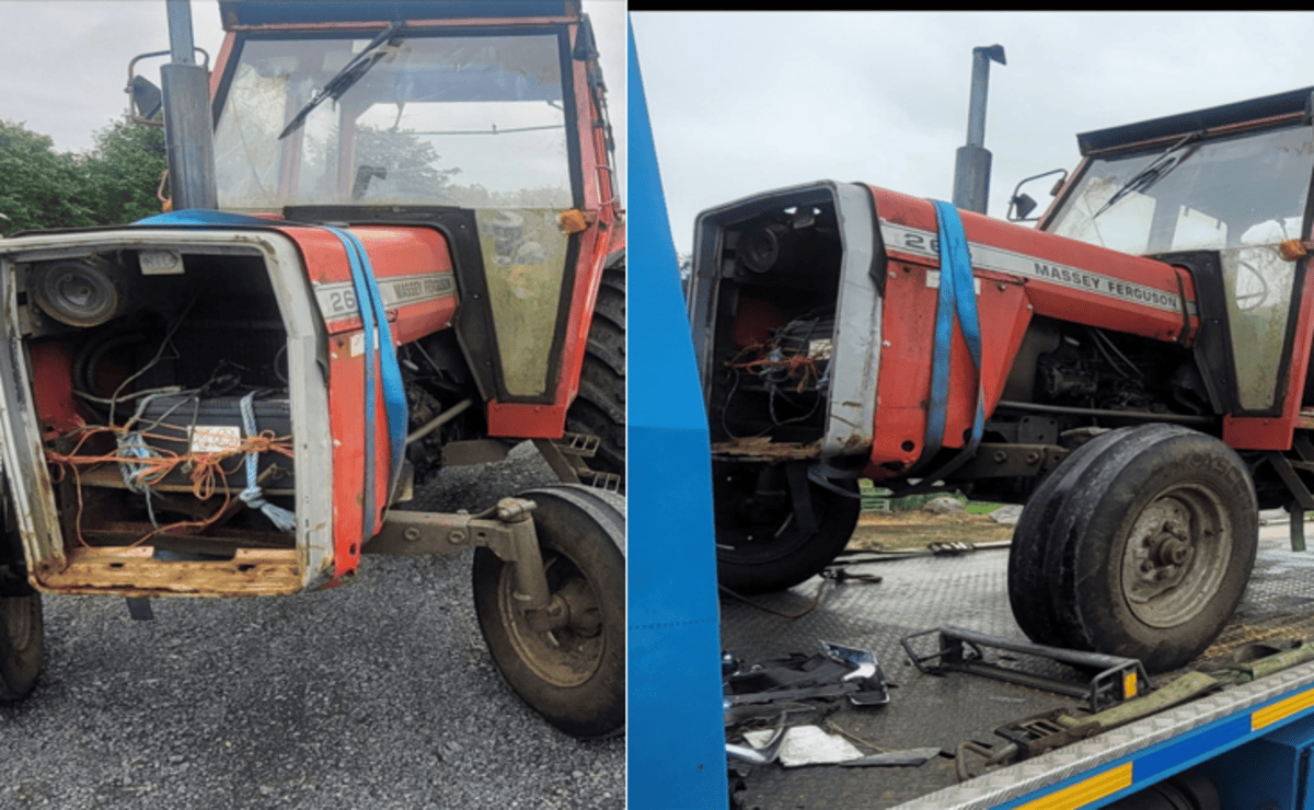 Gardaí seize tractor for driving without insurance in Kildare