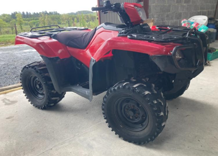 €5,000 reward offered after 2 Honda quads stolen in Leitrim