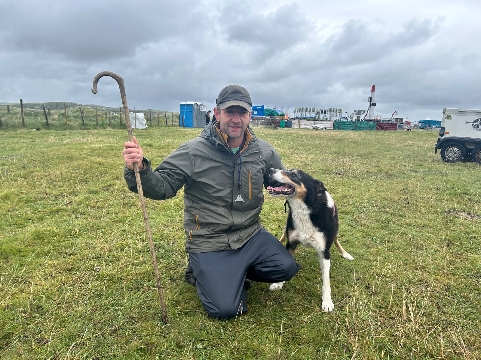 Listen: Sheaf throwing, shearing and sheepdog trials at Clonmany Show
